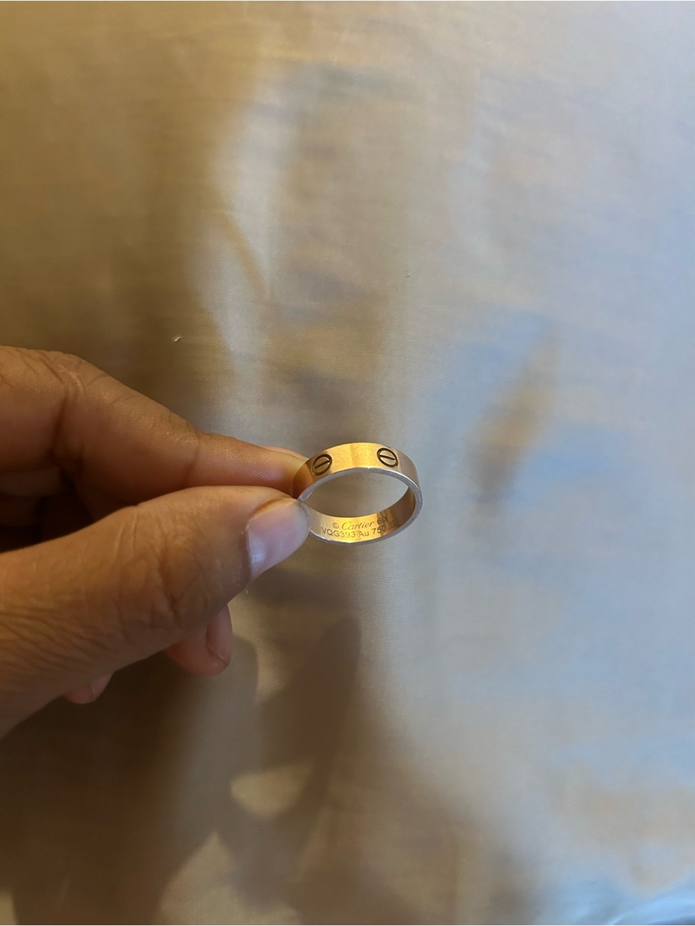Cartier LOVE rose gold ring